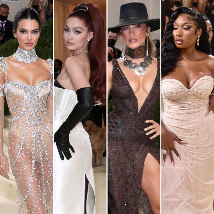 2021 Met Gala Photos Kendall Jenner Gigi Hadid Jennifer Lopez Megan Thee Stallion