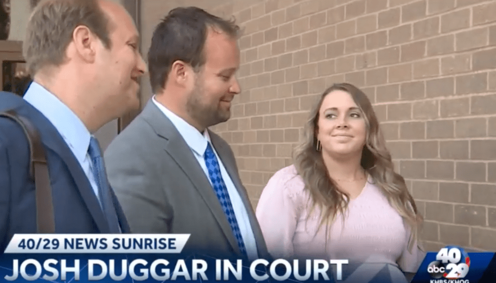 anna duggar supports josh duggar at child porn hearing