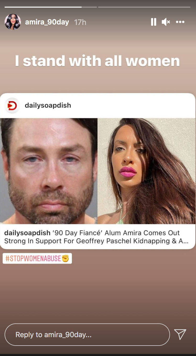 90 Day Fiance's Amira Says She Stands 'for All Women' After Costar Geoffrey's Found Guilty of Assault Charges