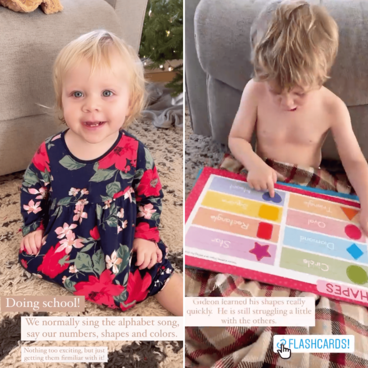 Joy-Anna Duggar kids homeschooling