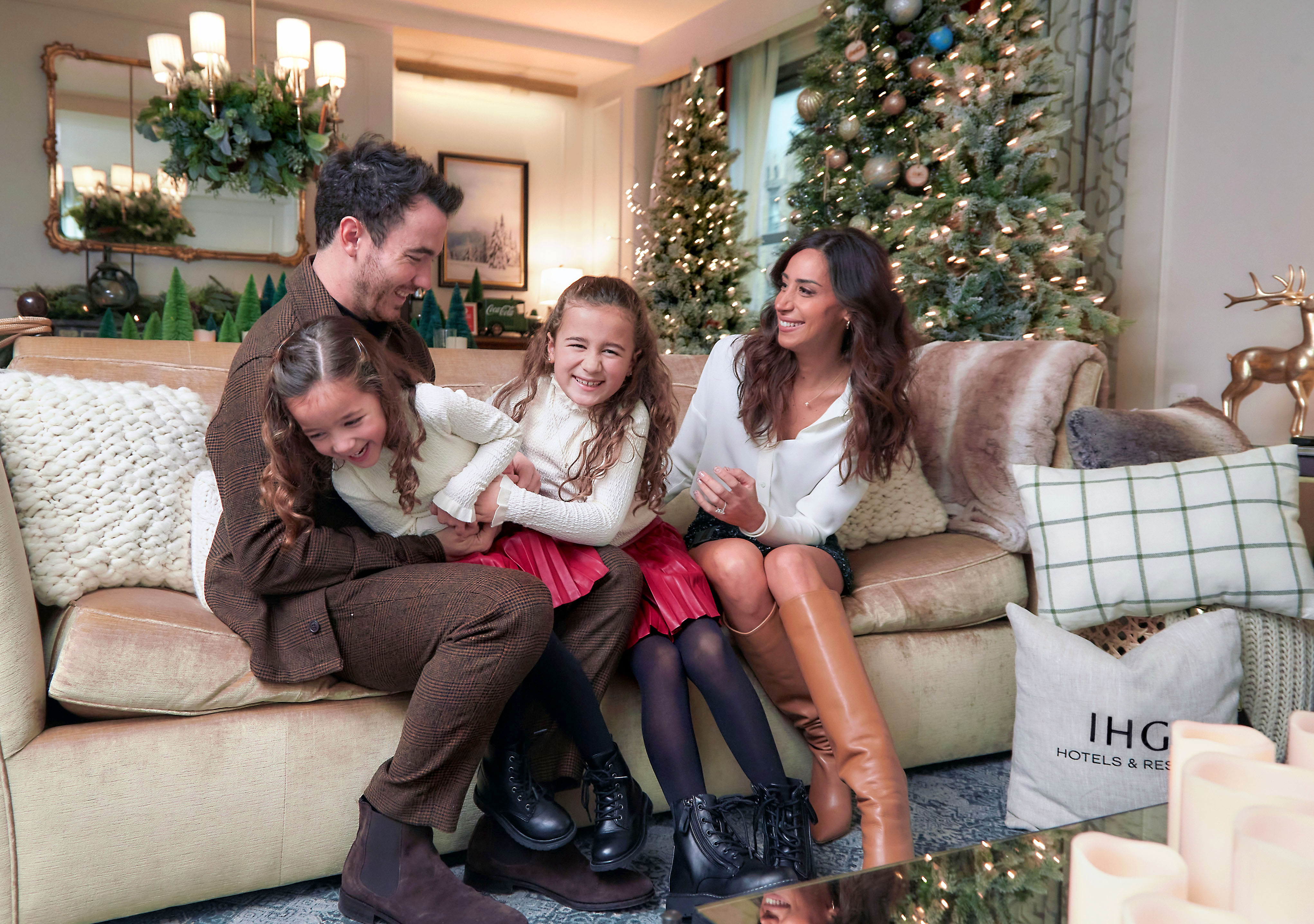 Celeb Families Picking, Decorating Christmas Trees in 2021: Photos