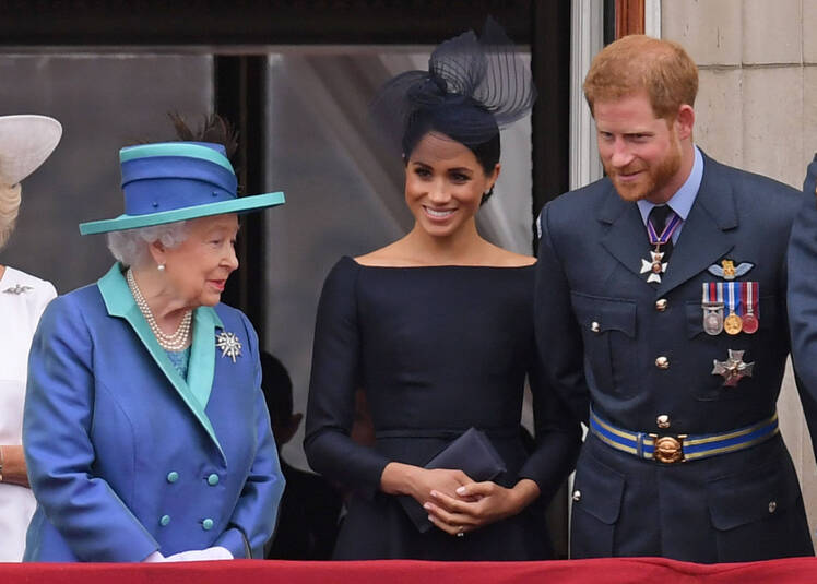 Meghan Markle and Prince Harry Visit Queen Elizabeth for First Visit Since Moving