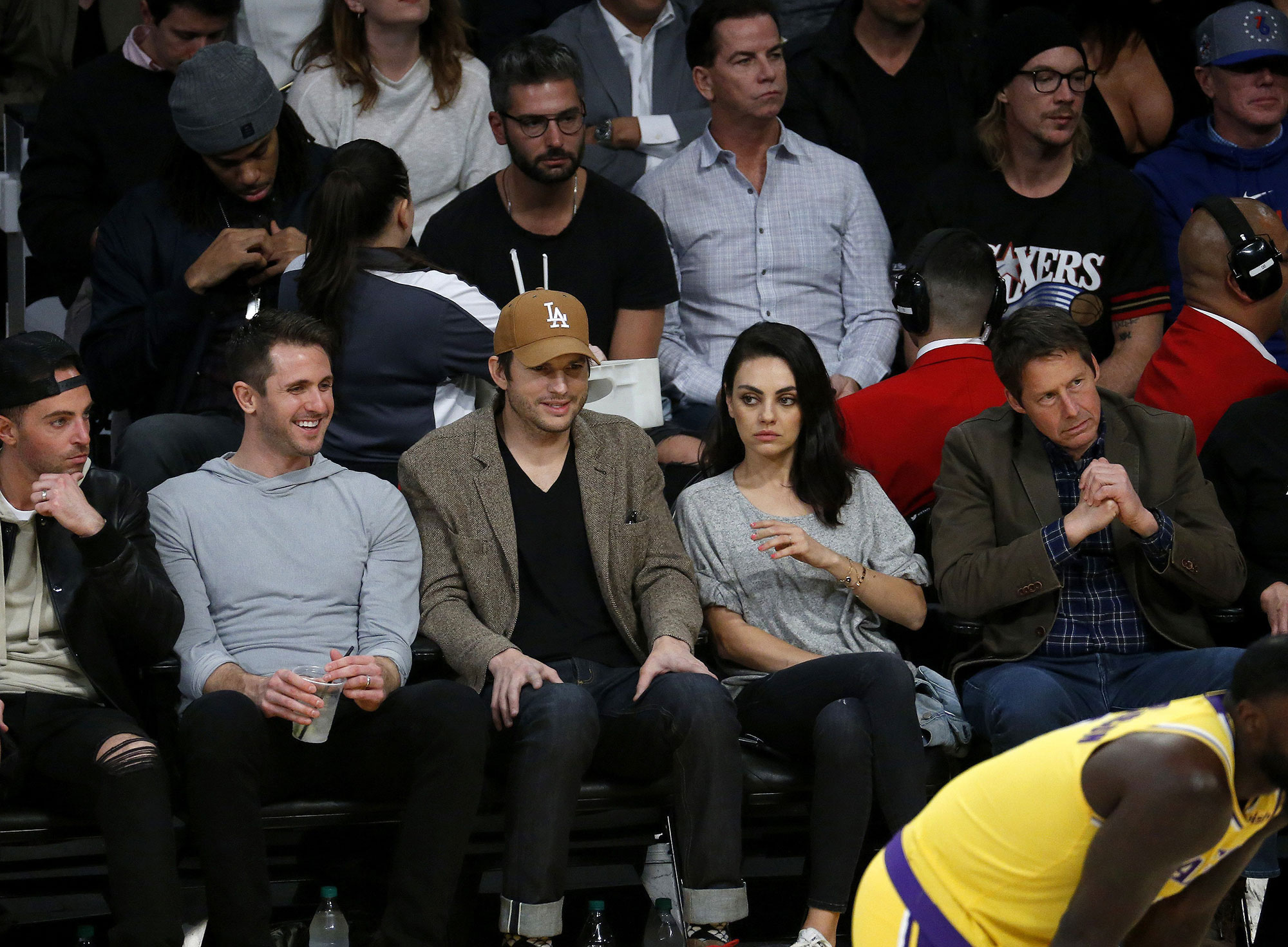Celeb Couples Attending Basketball Games: Photos