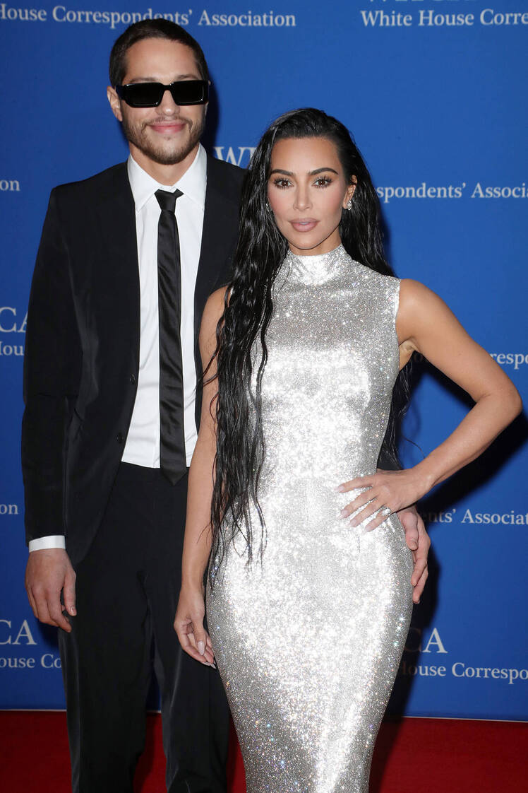 Kim Kardashian's Boyfriend Pete Davidson Grabs Her Butt During Red Carpet Debut: PDA Photos