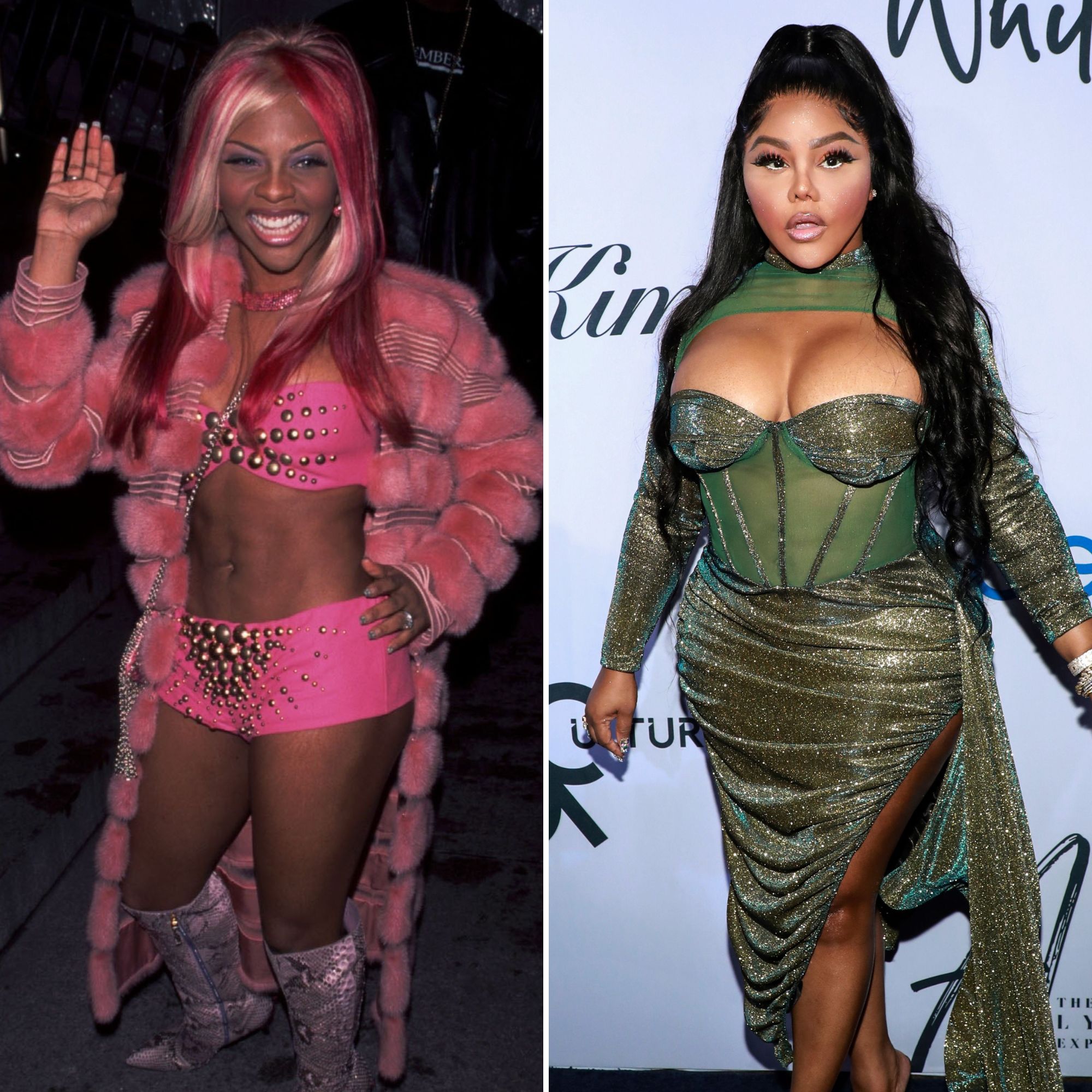 lil kim before and after skin lightening
