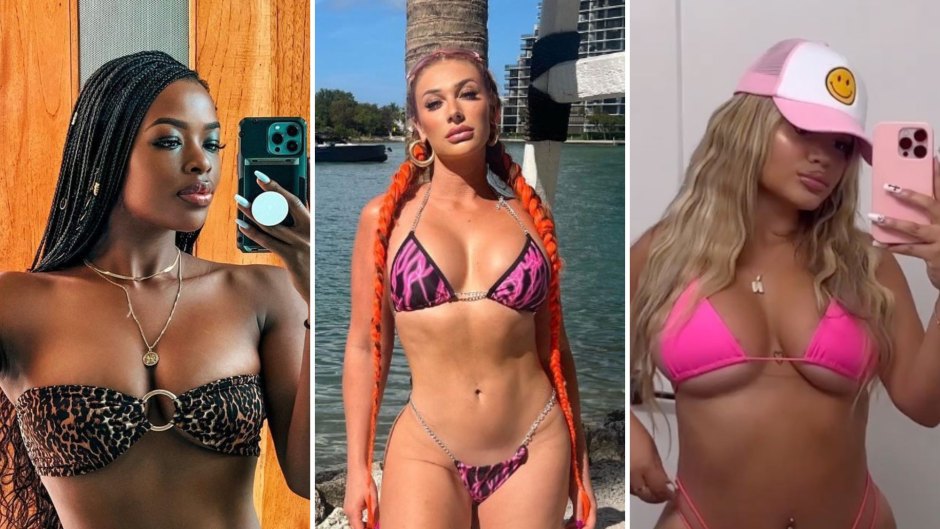 These women will NEVER stop flaunting their assets in skimpy g-string  bathers