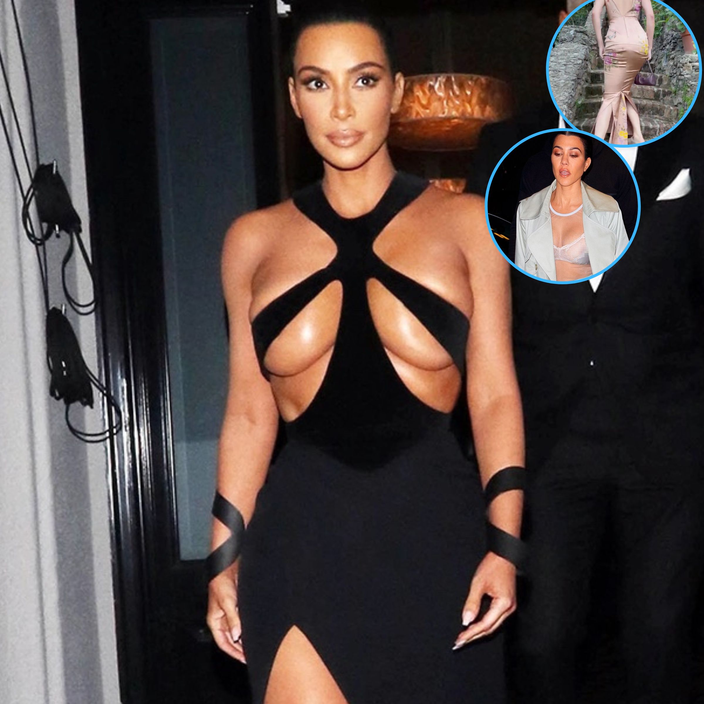 Kim Kardashian Upskirt Nude - Kardashian-Jenner Wardrobe Malfunctions: Photos of Outfits