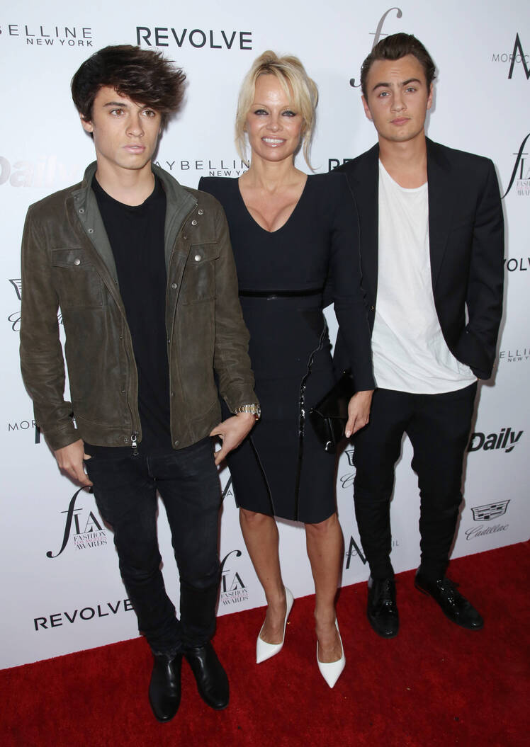 Jagger Lee, Pamela Anderson, Bandon Lee