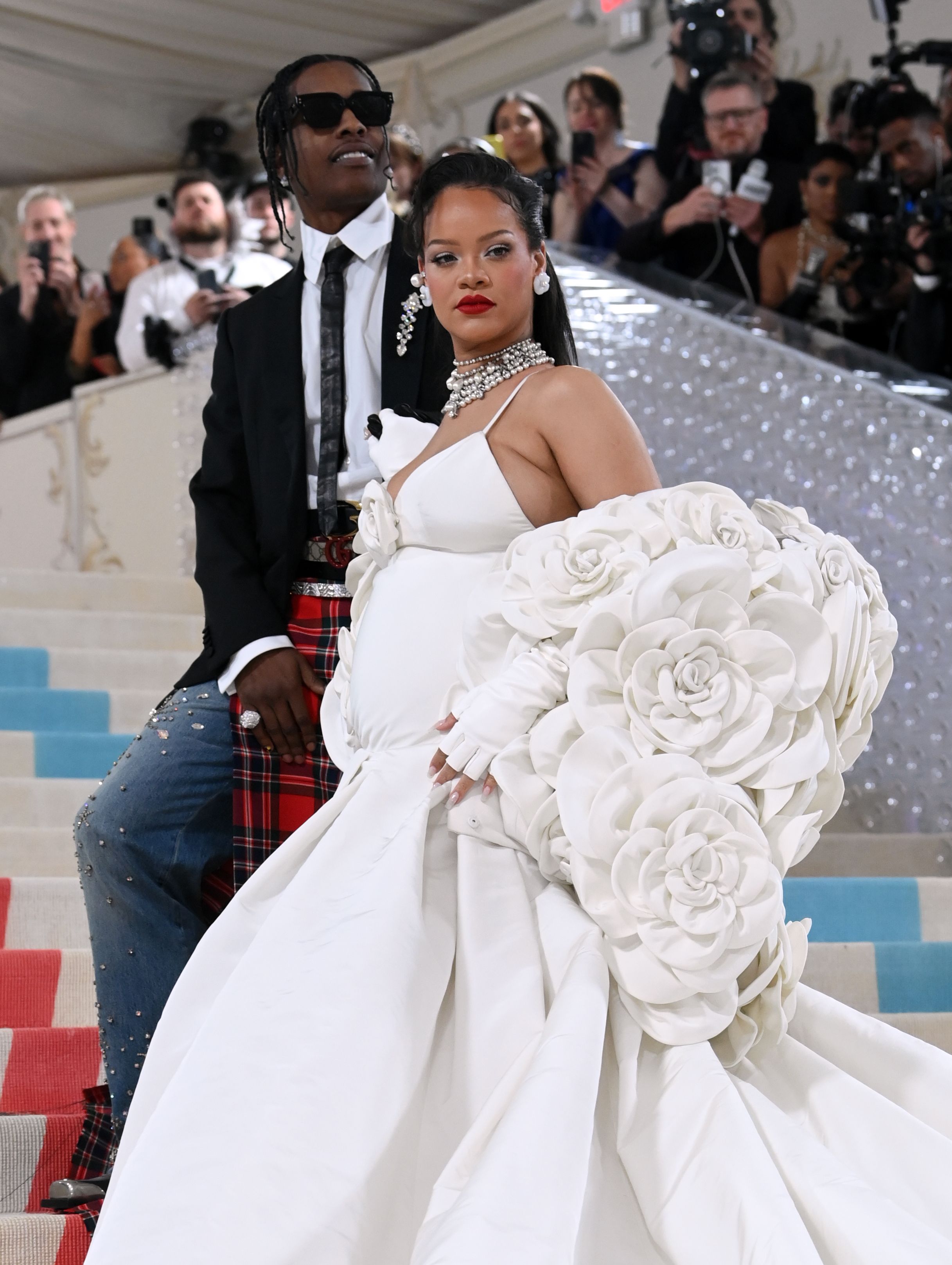 Rihanna and ASAP Rocky 2023 Met Gala Photos of Outfits Internewscast
