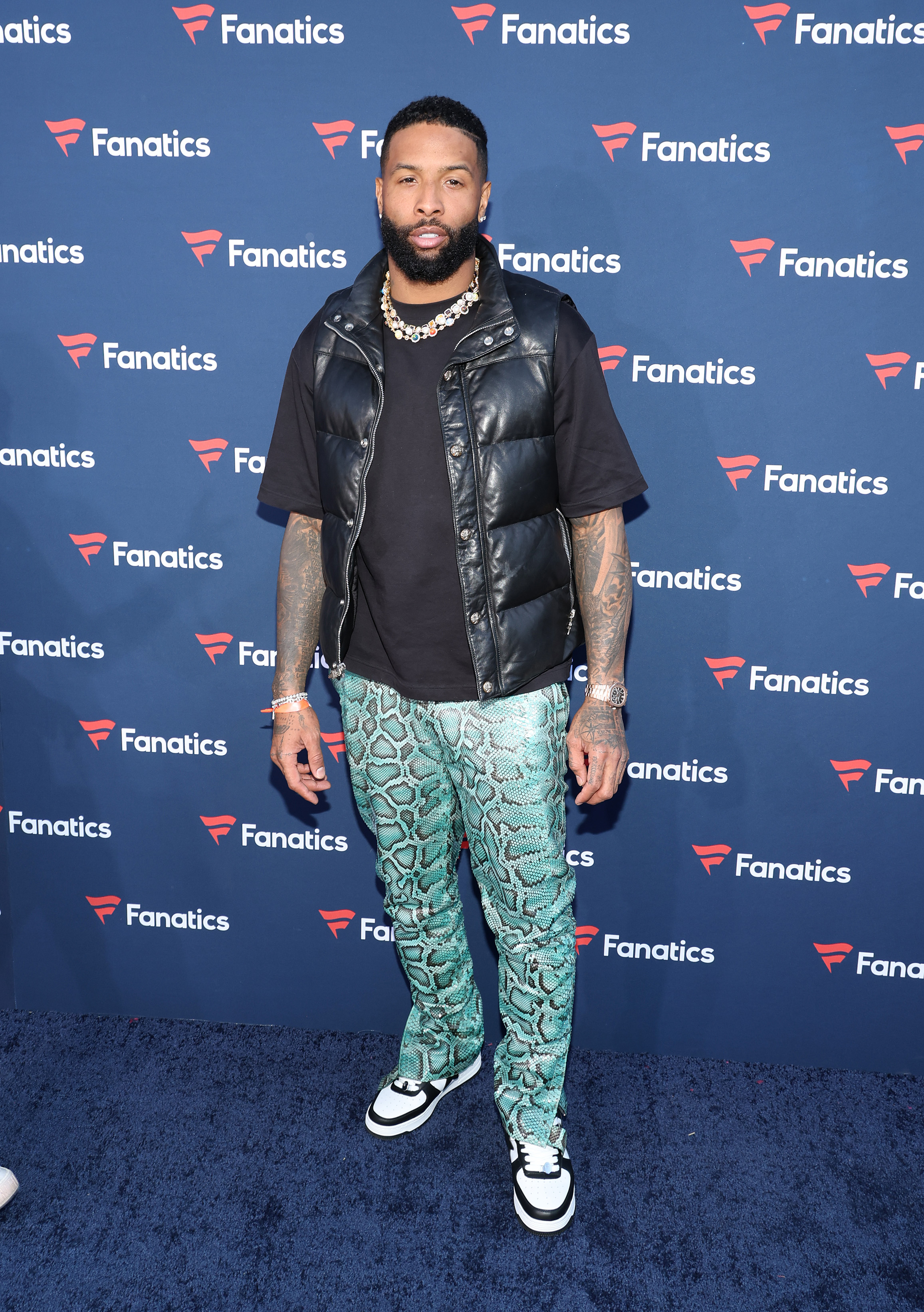 Odell Beckham Jr.'s shoe closet is as big as a shoe store