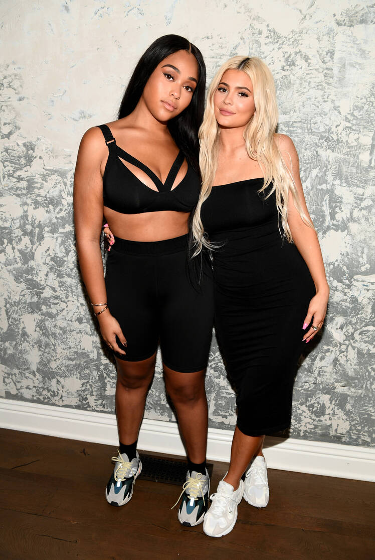 Jordyn Woods and Kylie Jenner