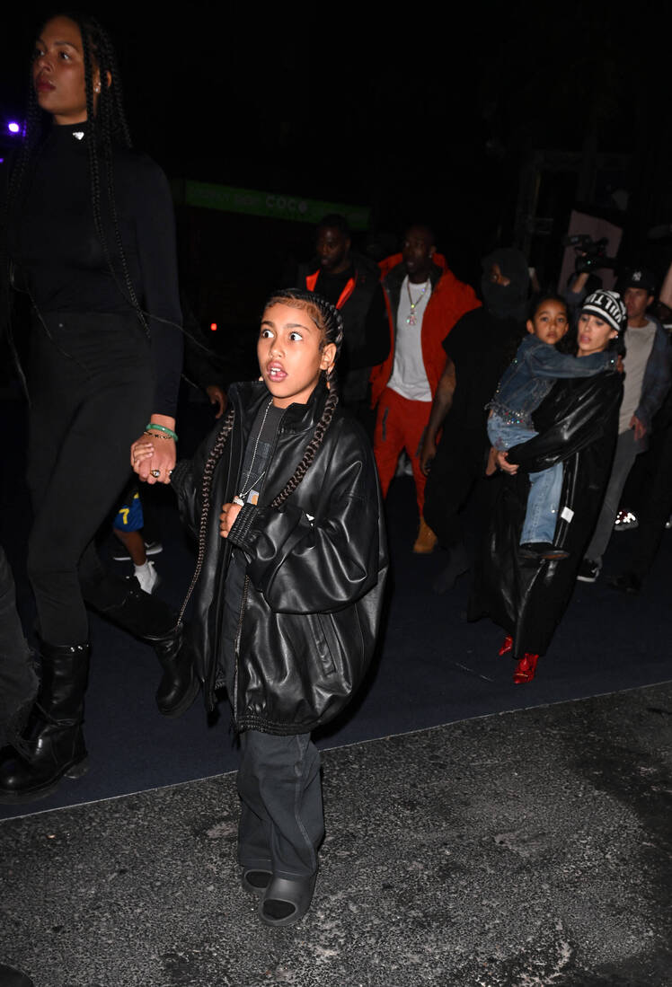 north west raps verse on dad kanyes new album vultures