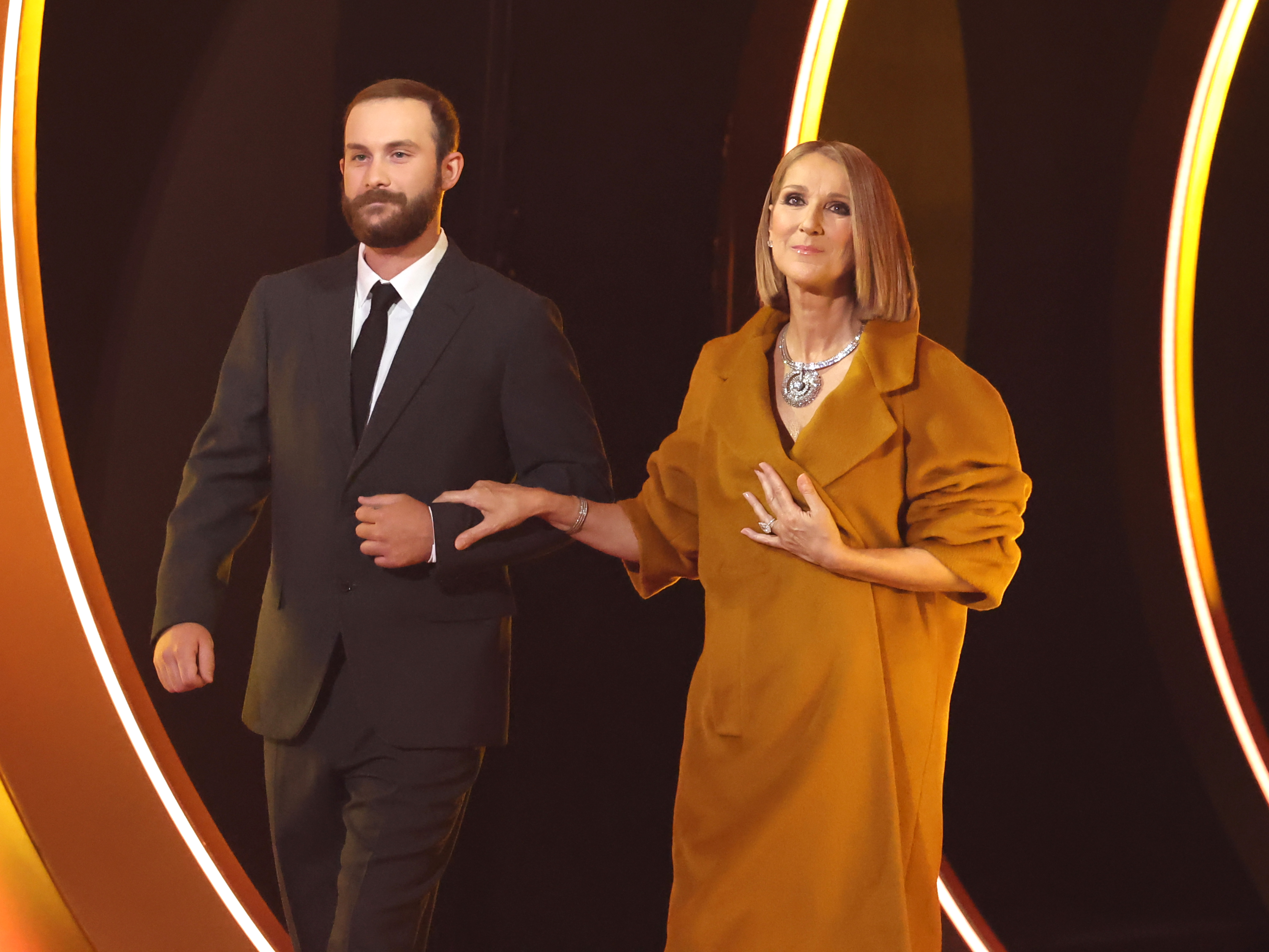 Celine Dion Makes Surprise Appearance at 2024 Grammys | In Touch Weekly