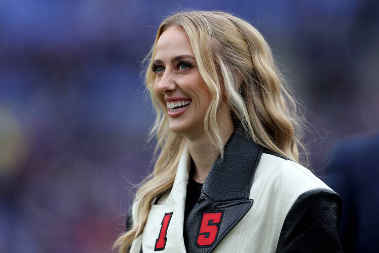 Brittany Mahomes at the 2024 AFC championship game