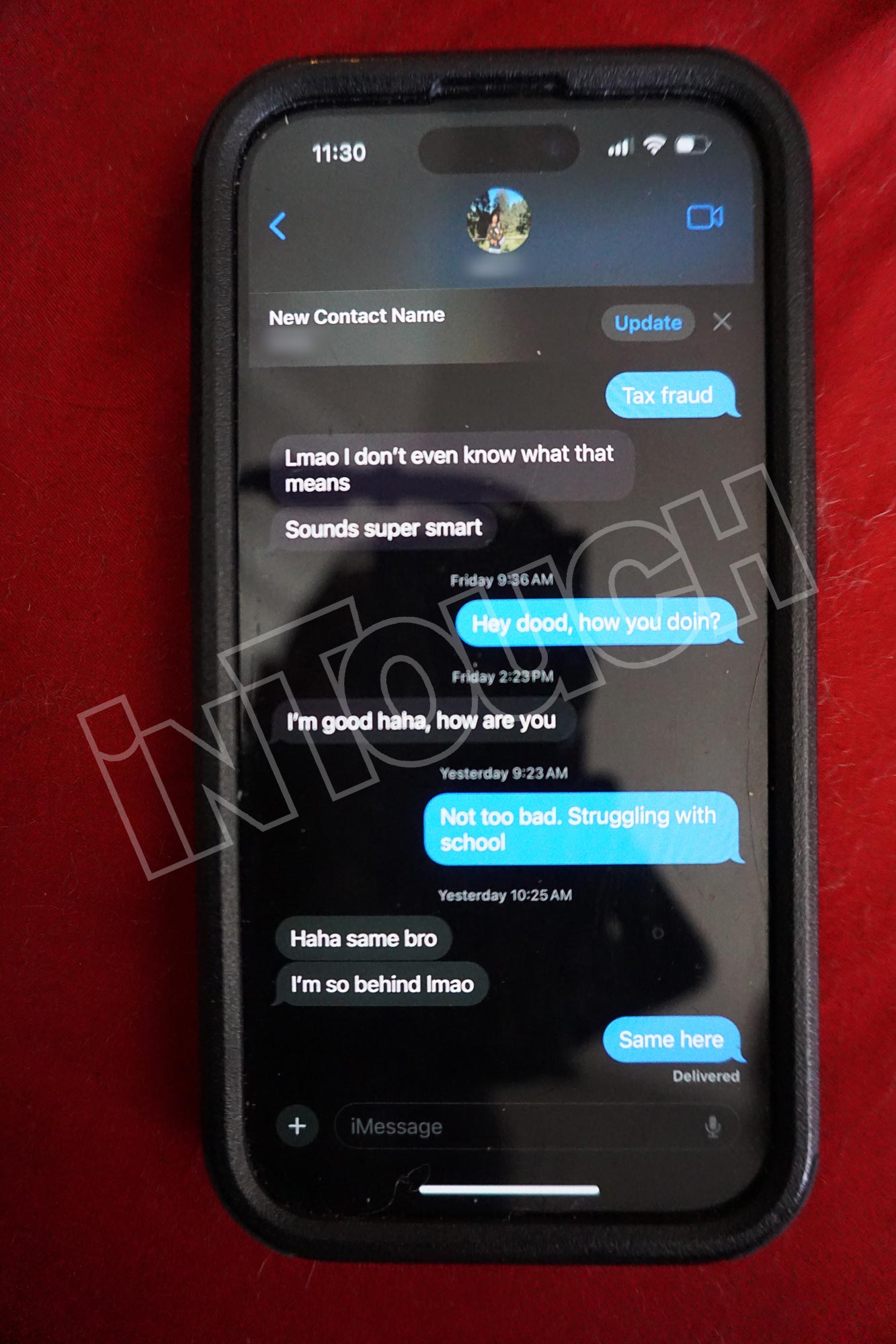 Garrison Brown s Phone Shows Texts Before Death 402