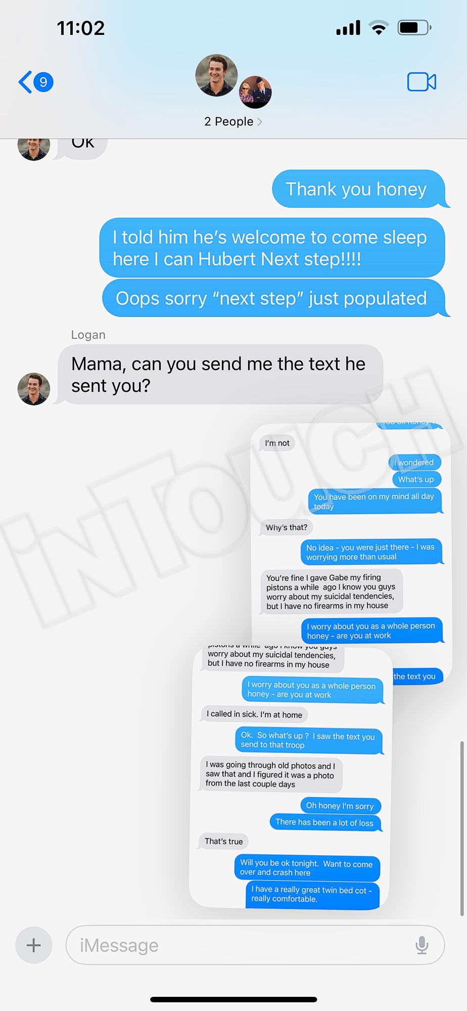 Garrison Brown s Phone Shows Texts Before Death 418