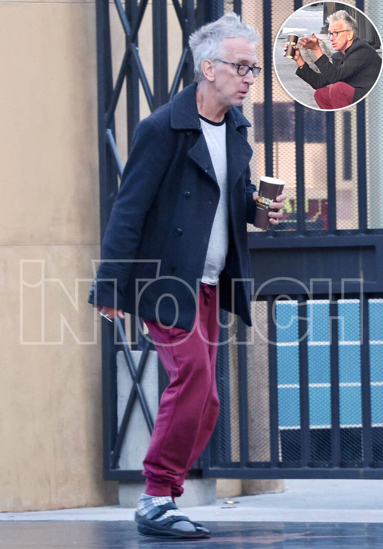 Feature Andy Dick Acts Erratically and Smokes Pipe in LA