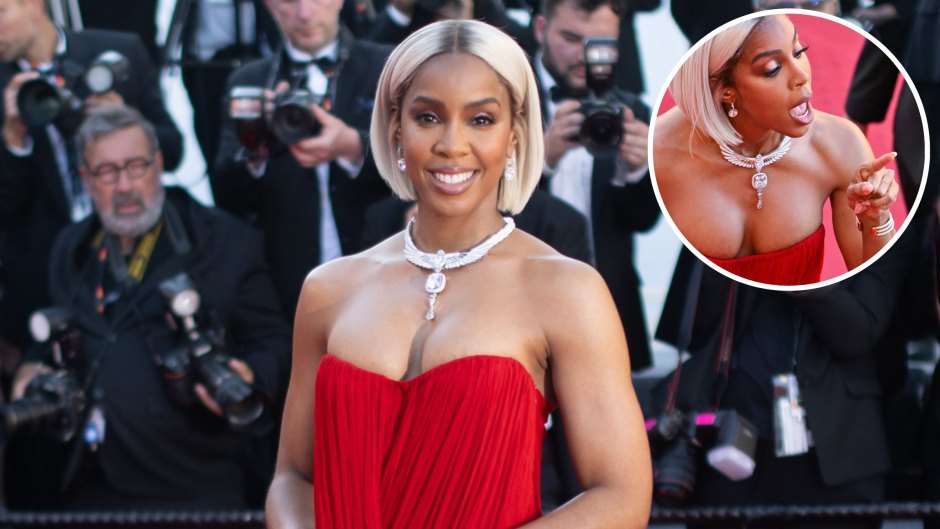 Kelly Rowland Appears to Yell at Security on Cannes Red Carpet 22