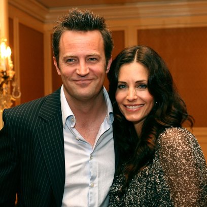 ‘Friends' Star Courteney Cox Says Late Costar Matthew Perry Still ‘Visits’ Her ‘a Lot’