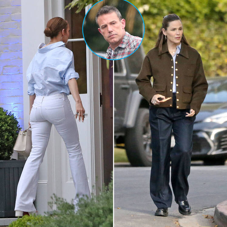 Jennifer Lopez and Jennifer Garner Reunite at Ben s Rental Home