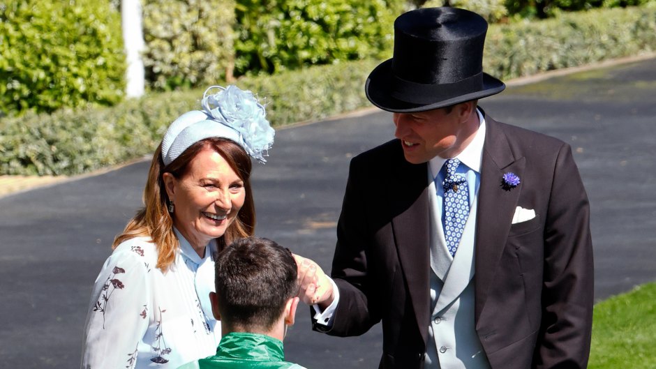 Prince William Helps Carole Middleton With Stuck Shoe