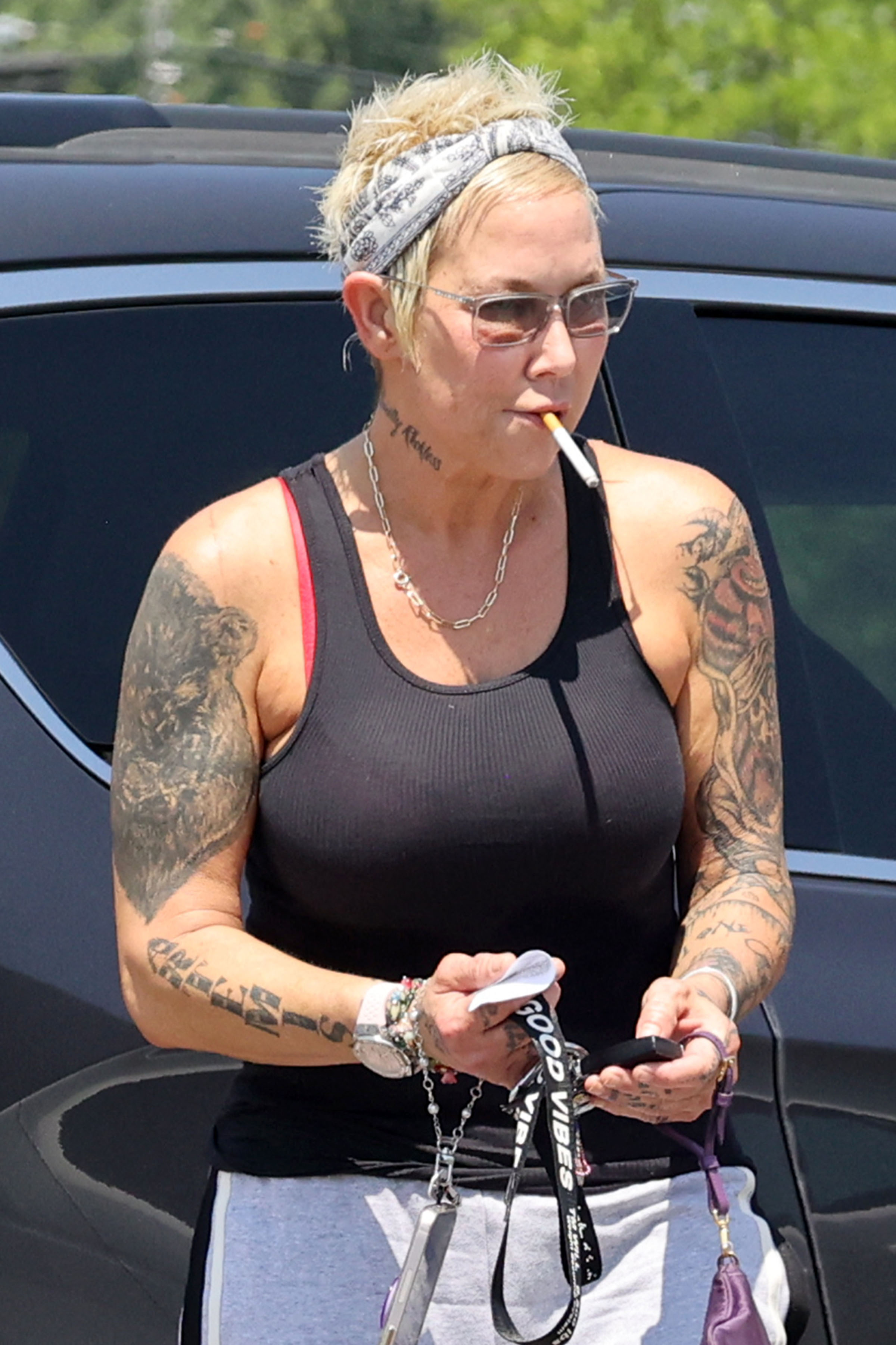 Eminem's Ex-Wife Kim Mathers Spotted Out With Facial Injury in Rare Outing in Michigan