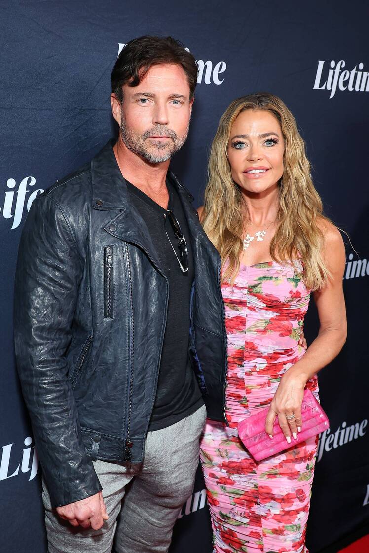 Denise Richards All Smiles With Husband Aaron Weeks After He’s Hit With Six-Figure Judgment in Court