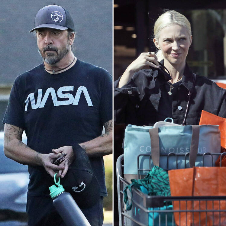 Dave Grohl and Wife Jordyn Blun Spotted Without Wedding Rings