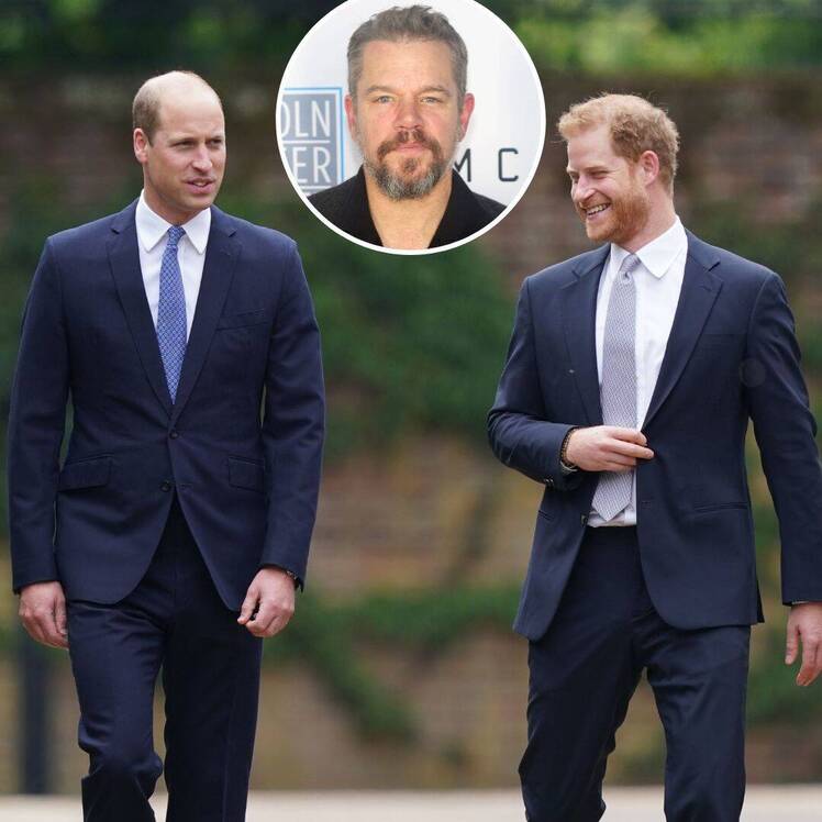 Matt Damon Stuck in the Middle of Harry and William's Royal Feud (EXCL)
