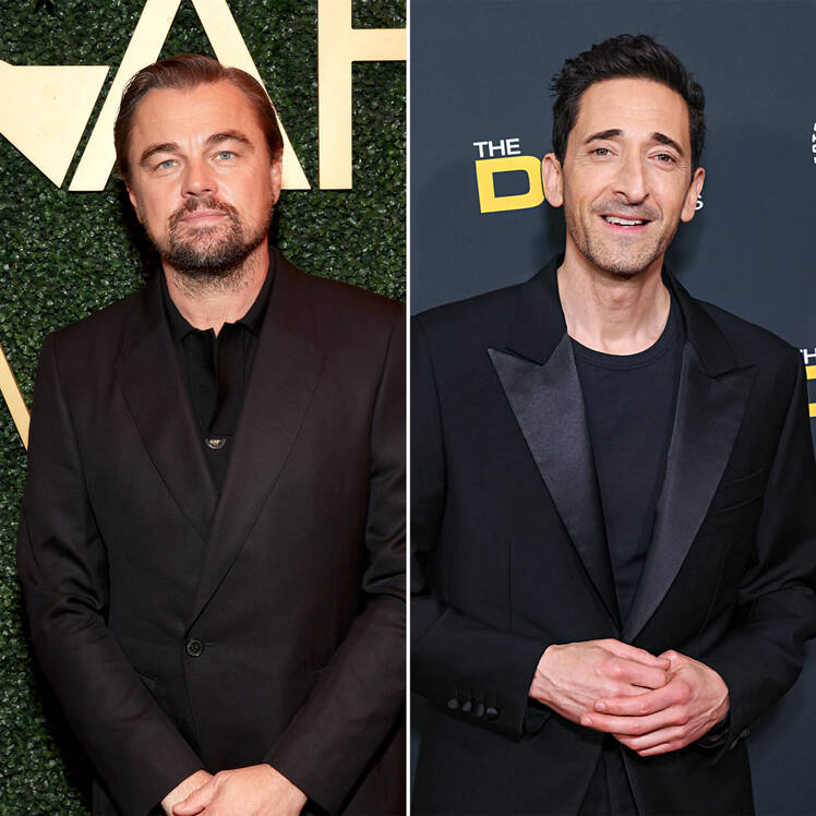 Leonardo DiCaprio Pulling for Adrien Brody at 2025 Oscars