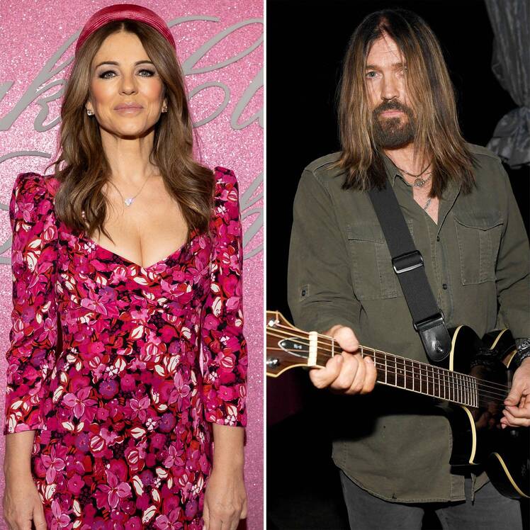Are Elizabeth Hurley and Billy Ray Cyrus Dating They Spark Romance Rumors in Kissing Photo