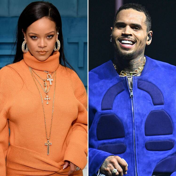Chris Brown and Rihanna