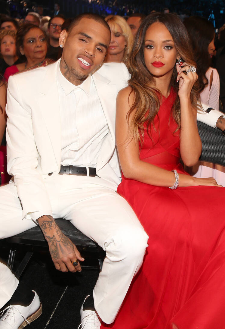 Chris Brown and Rihanna