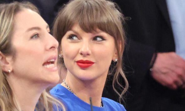Taylor Swift at New York Knicks vs. San Antonio Spurs at Madison Square Garden