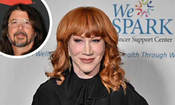 Dave Grohl and Kathy Griffin